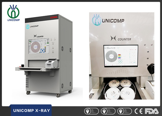 99.9% High Accuracy X Ray Chip Counter For Quad Reel / JEDEC Tray / Tube Package