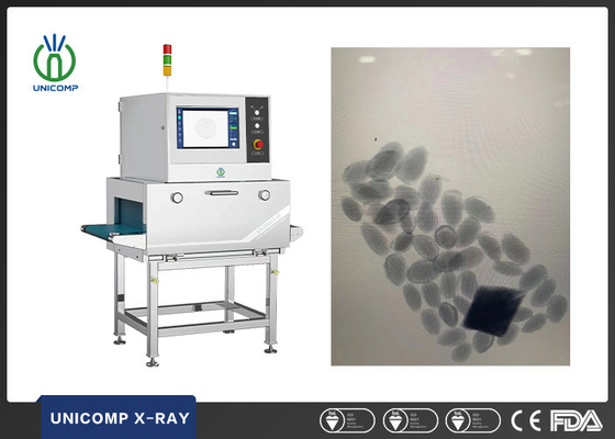 80KV 0.4mm High Resoltion X Ray Detection Machine For Samll Pack Snacks