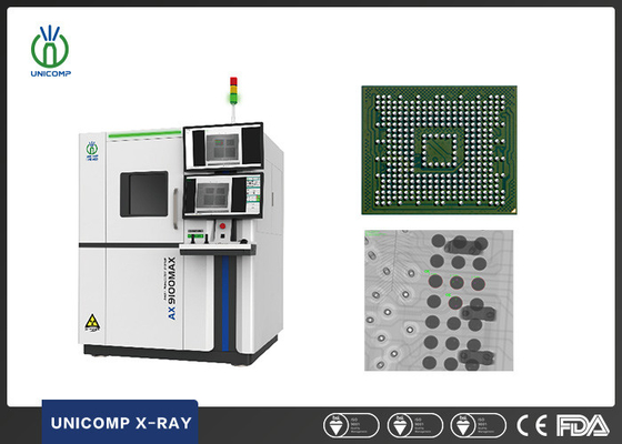 Electronic Boards 2D &amp; 2.5D X-ray Machine AX9100MAX With 360 Degrees Rotation Table For BGA&amp;PCB