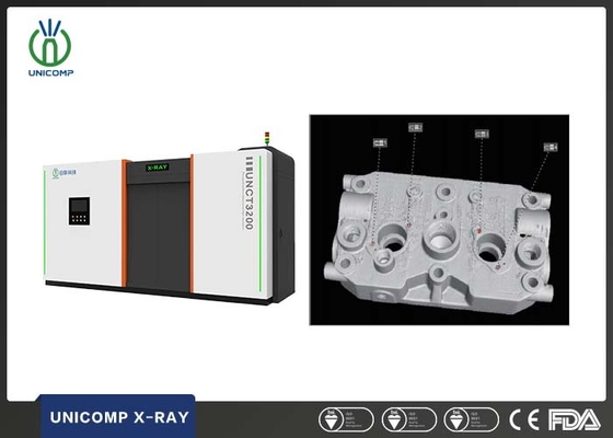 Unicomp UNCT3200 High-Resolution 450KV 3D CT/computed Tomography System For Engine Blades Castings Porosity Analysis 