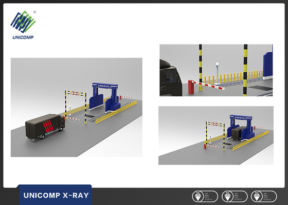 Low Radiation X - Ray Vehicle And Cargo Inspection System For Rail Transportation