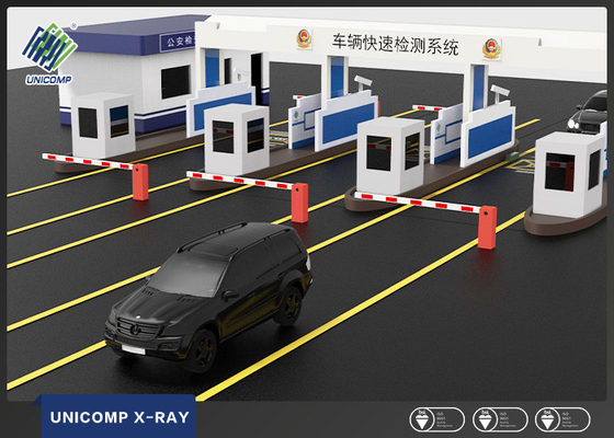 Digital Drive Through Dual View Vehicle Inspection System For Military / VIP Security