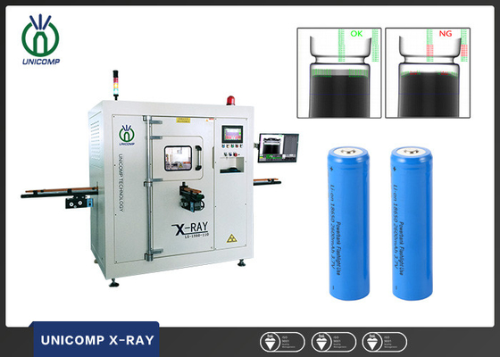 Inline 26650 Lithium Battery X Ray Machine Unicomp LX1Y60 SPC Software