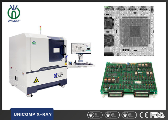 PCBA BGA LED QFN X Ray Scanning Machine Unicomp AX7900 For Semiconductor