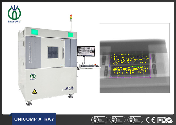 Electronics Industry Unicomp X Ray 130kV AX9100 For SMT PCBA LED Soldering