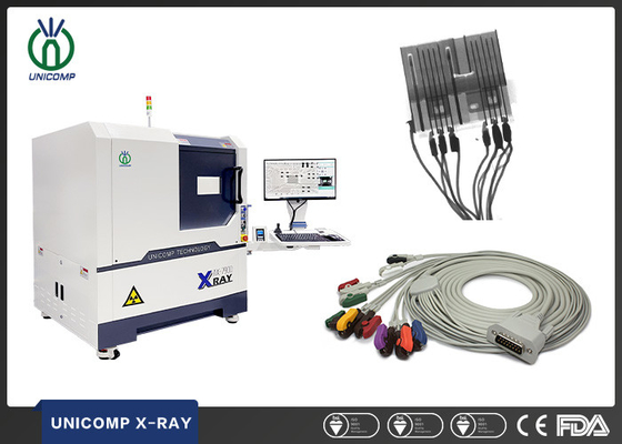 Unicomp microfocus 2.5D  X-ray inspection machine AX7900 with oblique view for Wire harness & cables cracks inspection