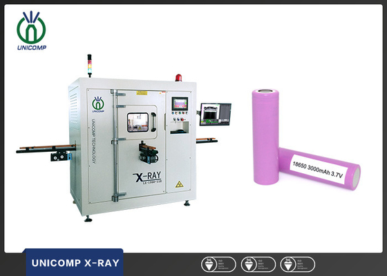 Unicomp 110kV 30ppm &amp; 60ppm Inline Xray machine for lithium cell automatically inspection with NG part auto-sorting