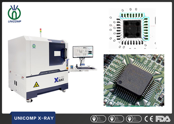 Unicomp factory supply of  90KV microfocus 2.5D X-ray Inspection System for Chip Inner Defect Inspection