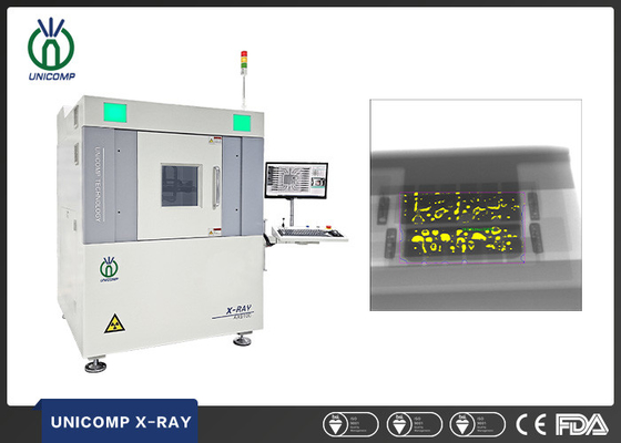 Unicomp 130kV microfocus X-ray  AX9100 for Led PCBA soldering Void measurement