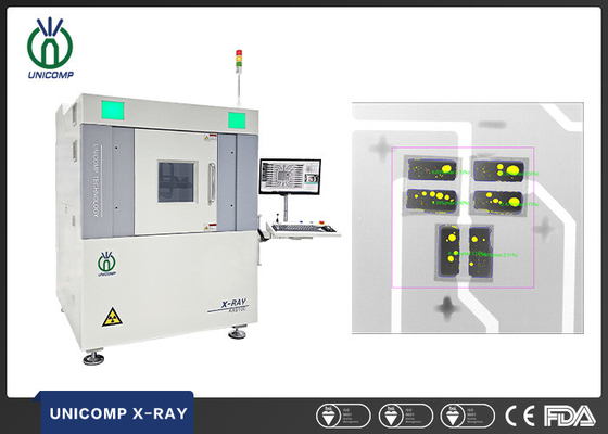 Close tube 2.5D  X-ray Machine AX9100 for LED soldering quality control with high resolutin images