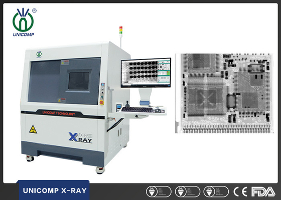 90kV maintanence free closed tube SMT X-Ray machine Unicomp AX8200MAX for BGA LED soldering voids measurement