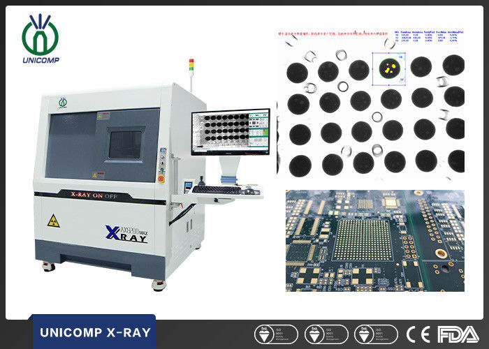 5um 90kV X Ray Scanner Machine Unicomp AX8200MAX For SMT BGA QFN Voids