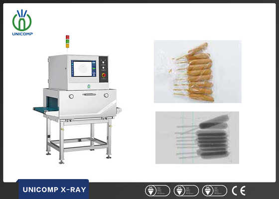 Food X ray inspection machine for checking foreign matters within bagged food