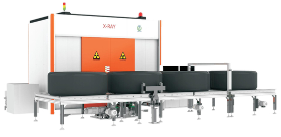 Advanced UNL Series NDT X-RAY Machine For Tire Inspection DR U Type Line Array Detector