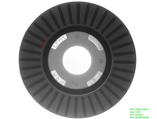 Detect Internal Flaws In Brake Pads With Unicomp UNC160 X-Ray Equipment