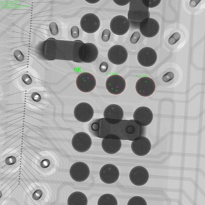 SMT PCB X-Ray Machine Unicomp AX9100MAX High Resolution Micron Focus Spot Size for BGA Voids and Solder Paste Inspection