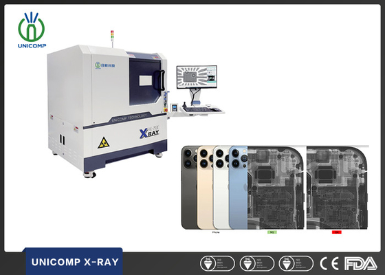 CNC Programable Automatic Inspection Electronics X-Ray Machine Unicomp AX7900 With Tilting Angle 60° For Used Phone Inspection