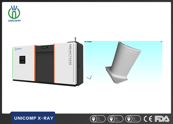 Unicomp UNCT3200 High-Resolution 450KV 3D CT/computed Tomography System For Engine Blades Castings Porosity Analysis 