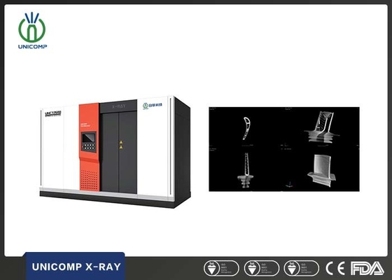 225kV High Resolution Micron Focus Spot CT NDT X-Ray Machine Unicomp UNCT2600 For Turbine Blade Quality Control