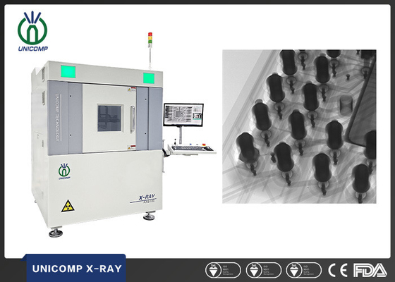 130kV microfocus X-ray of  Unicomp AX9100 for SMT PCBA BGA soldering Inspection