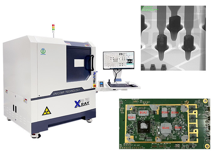 High Resolution 90kV Benchtop PCB X-Ray Machine Unicomp AX7900 For ...