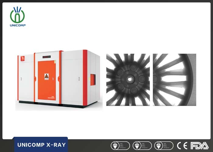 Seperated X-ray Tube Type 6000KG UNL Series NDT X-RAY Machine For Wheel ...