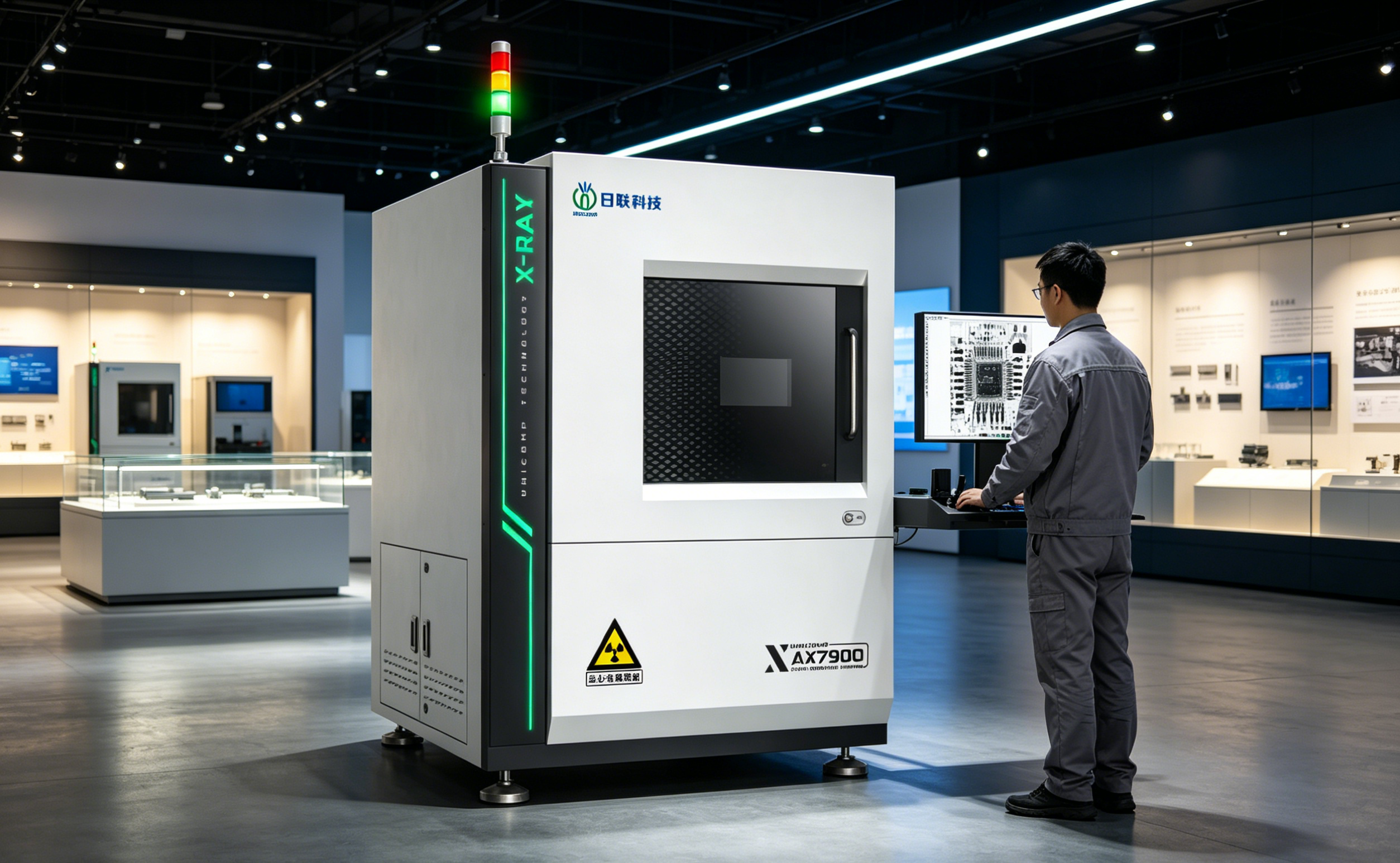 High Sensitivity Imaging PCBA BGA X-ray AX7900 Unicomp Semiconductor ...