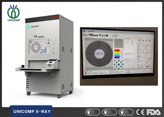 High Precision Electronics X Ray Chip Counter Unicomp CX7000L With Label Printer