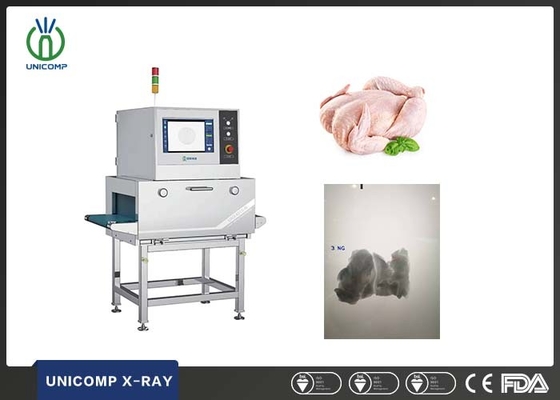 Chicken Bone X-Ray Inspection System 80kV/210-350W with 10-40m/min Overload Configuration