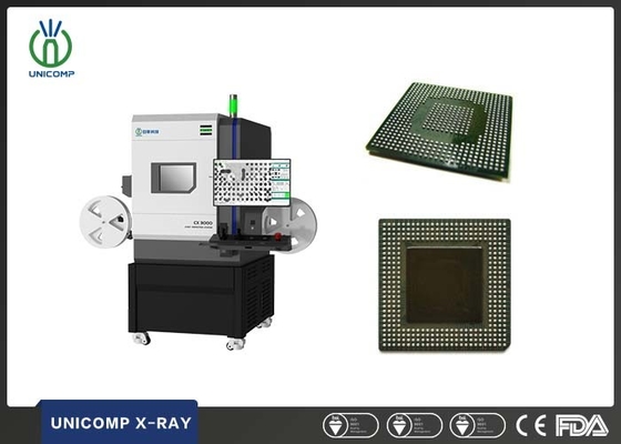 High Efficient BGA X Ray Inspection Machine , Micro Focus X Ray Cabinet Systems