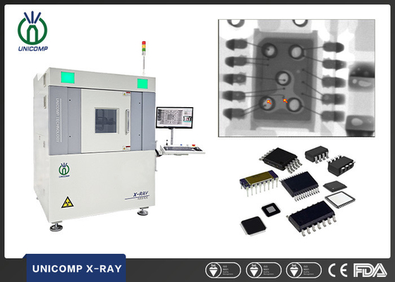 IC High Image Resolution Unicomp Weld X Ray Inspection Machine Microfocus