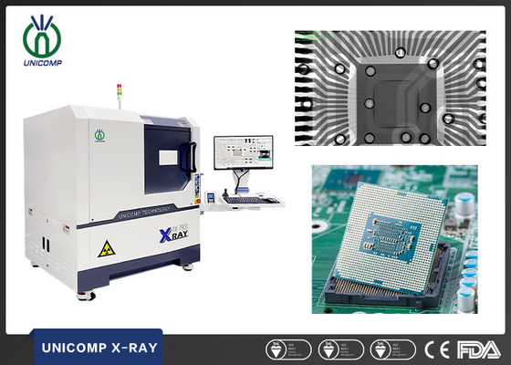 Chipset Lead frame Inner Quality Inspection by Unicomp 5um closed tube  AX7900  X Ray Machine
