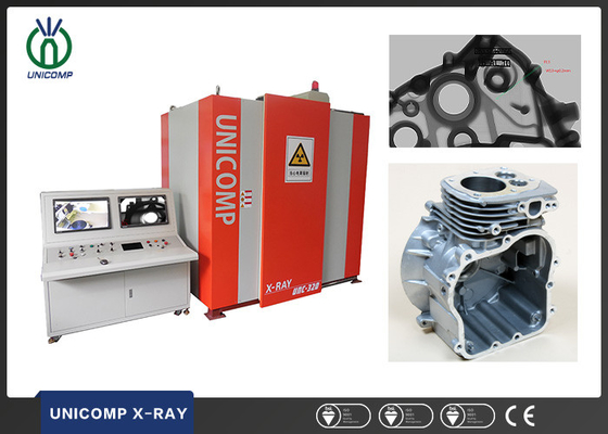 High penetration 320kV Unicomp UNC320 NDT X-ray machine apply for automobile Engine block cracks precisely testing