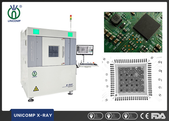 Unicomp AX9100 Automatic measurement with CNC programming X-Ray equipment for PCBA BGA CSP QFN reflow soldering quality